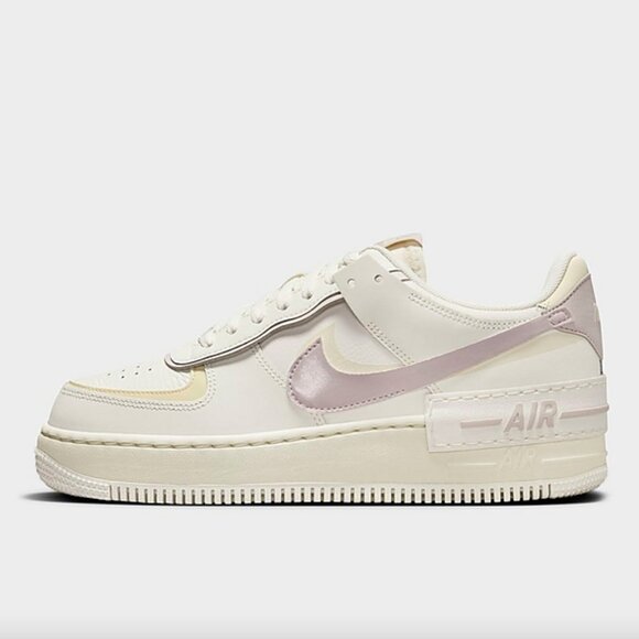 NIKE AIR FORCE 1 SHADOW CASUAL Women's Sneakers SHOES Sail Purple size 9.5 - Picture 2 of 9